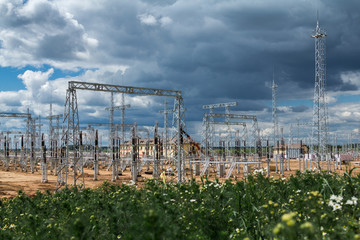 Construction of power station