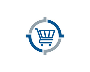 Store Target Icon Logo Design Element