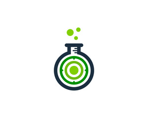 Target Lab Icon Logo Design Element