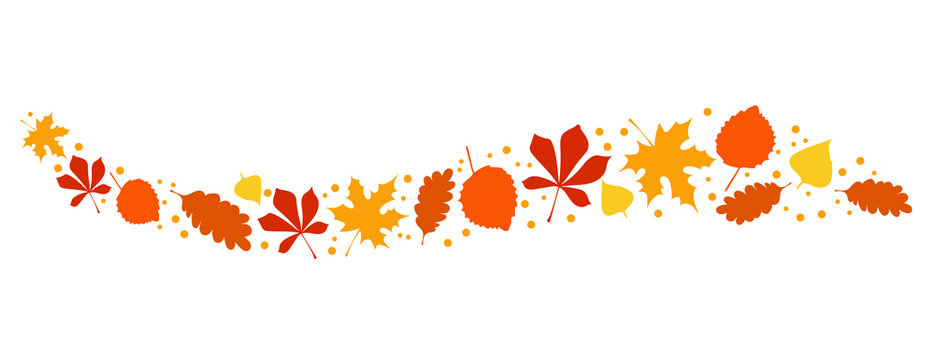 Herbstbl&auml;tter Dekoration