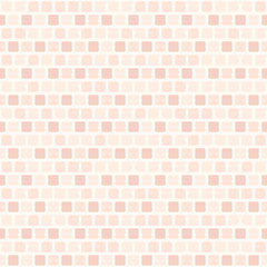 Pastel rose rounded square pattern. Seamless vector background