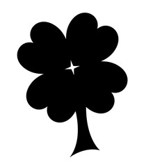 Clover Leaf Silhouette