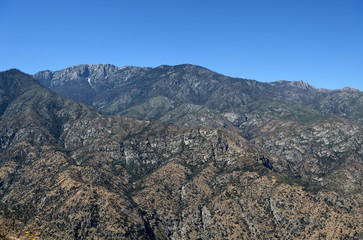 Obraz premium Mountain landscape in Kings Canyon National Park, California, USA