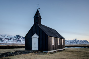 Budakirkja church in Snaefellsjoekull national park, Iceland