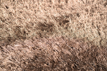 Carpet close up textured abstract copy space background. Detailed abstraction