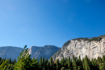The Royal Arches Wall at Yosemite, CA, USA, September, 2016