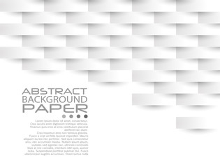 White Geometric Texture. Original cover template design