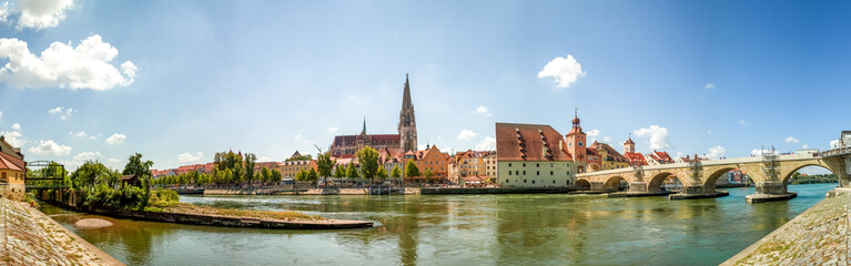 Fototapeta na wymiar Regensburg, Panorama 