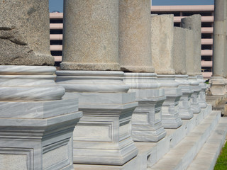 Agora archeological site ruins in Izmir, Turkey