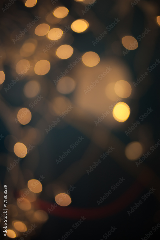 Canvas Prints luxury abstract shining party background with sparkling lights and golden bokeh. christmas design. c