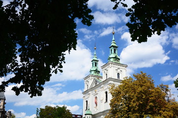 Kościół św. Floriana w Krakowie - obrazy, fototapety, plakaty