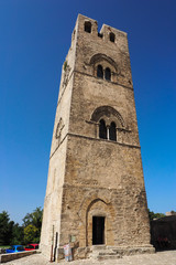 Fototapeta na wymiar Main Cathedral of Erice,Sicily, Santa Maria Assunta