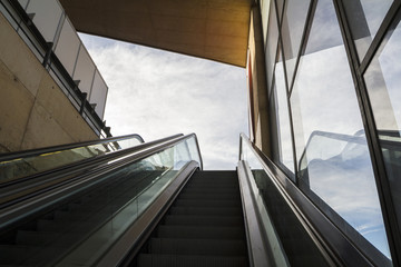 Fototapeta premium Escaleras mecánicas en Toledo