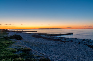 Fototapeta na wymiar Rosebud Beach in Rosebud on the Mornington Peninsula south of Melbourne