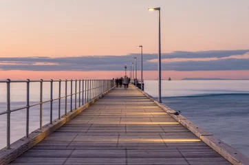 Papier Peint photo autocollant Jetée Rosebud Pier sur la péninsule de Mornington au sud de Melbourne.