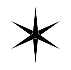 Abstract Retro Star Element