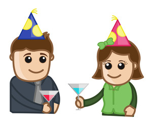 People Celebrating Birthday Party