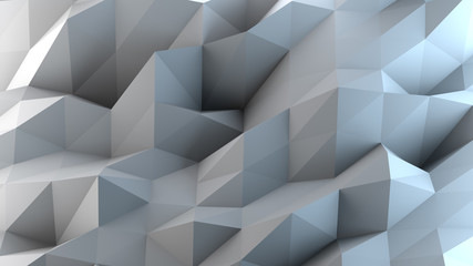 Abstract gray and blue background. 3D rendering.