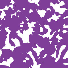 Purple and white UFO camouflage is a bright seamless pattern that can be used as a camo print for clothing and background and backdropor computer wallpaper