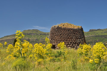 Nuraghe Santa Sarbana in Sardinien 