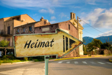 Schild 198 - Heimat