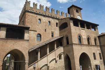 Naklejka premium Castell'Arquato (Piacenza, Italy), historic city