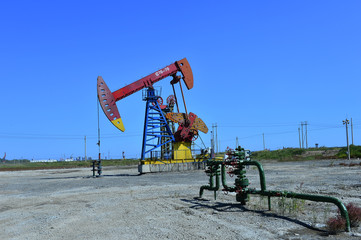 Fototapeta premium The oil pump