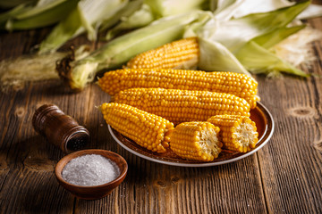 Boiled corn