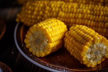 Sweet boiled corn