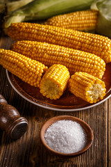 Homemade golden corn