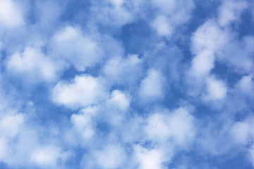 white clouds with blue sky. background and wallpaper.