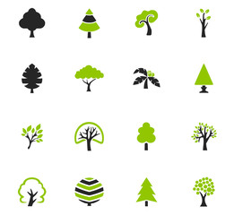 Tree icons set