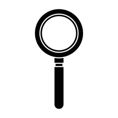 magnifying glass isolated icon