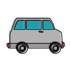 car vehicle isolated icon