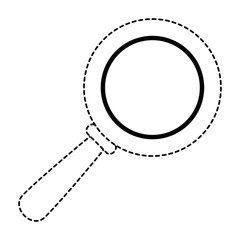 magnifying glass isolated icon