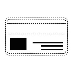 credit card isolated icon
