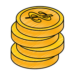 coins money isolated icon
