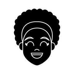 Young woman cartoon icon vector illustration graphic design