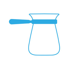 coffee strainer icon over white background vector illustration