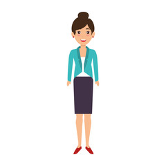 beautiful businesswoman avatar character