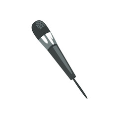 Microphone universal dynamic cartoon vector Illustration