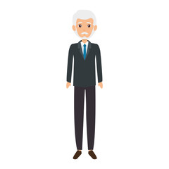 Obraz premium elegant businessman avatar character