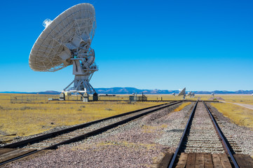 Antenna at the VLA in New Mexico