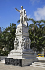 Fototapeta premium Monument to Jose Marti in Havana. Cuba