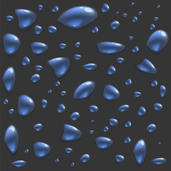 Set of Water Drops