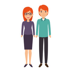 couple of business people