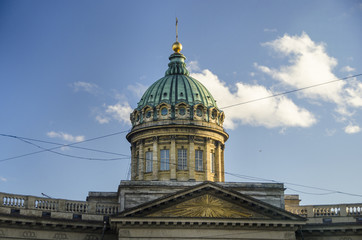 Obraz premium Dome of Kazan Cathedral