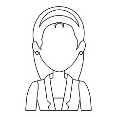 beautiful businesswoman avatar character