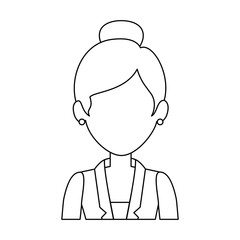 beautiful businesswoman avatar character