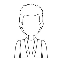 elegant businessman avatar character